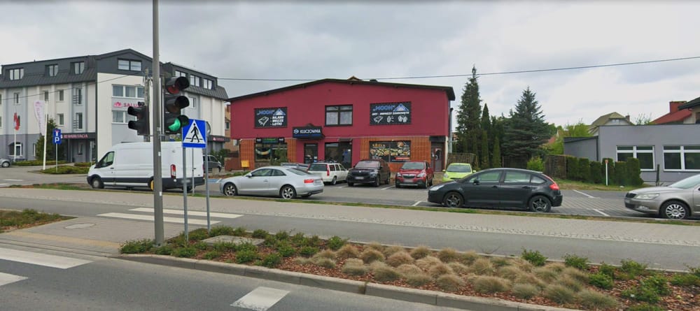 Budynek pracowni Kluczownia z zewnątrz